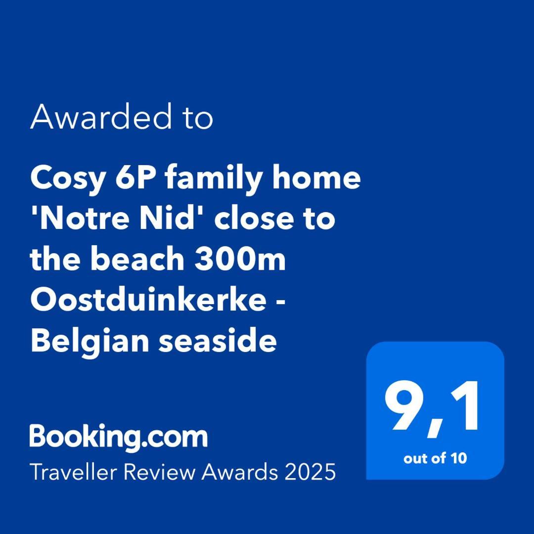 Cosy 6P Family Home 'Notre Nid' Close To The Beach 300M Oostduinkerke - Belgian Seaside Eksteriør bilde